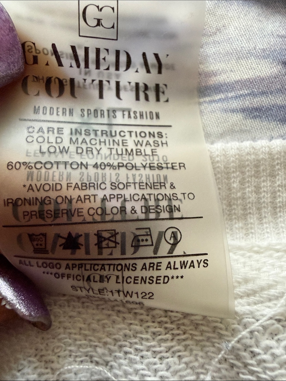 Gameday Couture Leopard-Print Collegiate ๐ Crewneck Sweatshirt - XL - Picture 6 of 6